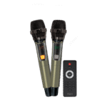 fingers 2mic thunderbox45 portable bluetooth speaker with dual wireless mics | 40w power bass | karaoke & party speaker (rich black)