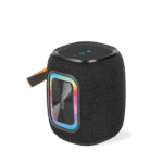 fingers gladiatorsound 12 portable bluetooth speaker | 12w power bass | rgb lights | 12 hours playback (rich black)