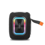 fingers gladiatorsound 12 portable bluetooth speaker | 12w power bass | rgb lights | 12 hours playback (rich black)