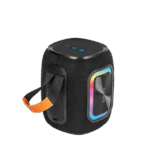 fingers gladiatorsound 12 portable bluetooth speaker | 12w power bass | rgb lights | 12 hours playback (rich black)