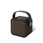 fingers soundking portable bluetooth speaker | 12 hour playtime | deep bass | bluetooth v5.3 | built in mic & fm | compact design (rich black)