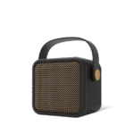 fingers soundking portable bluetooth speaker | 12 hour playtime | deep bass | bluetooth v5.3 | built in mic & fm | compact design (rich black)